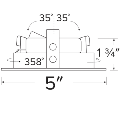 3 and 4 in. Koto Round Adjustable Gimbal Trims - step-1-dezigns