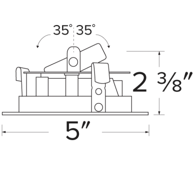 3 and 4 in Koto Round Adjustable Phenolic Baffle Trims - step-1-dezigns