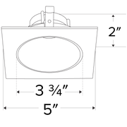 3 and 4 in. Koto Square Deep Reflector Trims - step-1-dezigns
