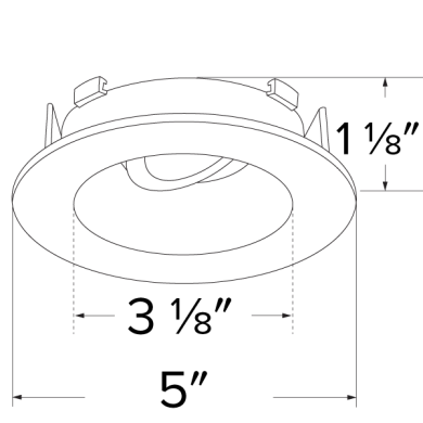 4 in Koto Round Adjustable Reflector Trims - step-1-dezigns