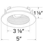 4 in Koto Round Adjustable Baffle Trims - step-1-dezigns