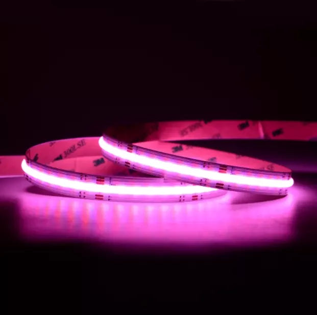 LED RGBW COB Flexible Tape Light 24V DC 16 ft Reel - Step 1 Dezigns