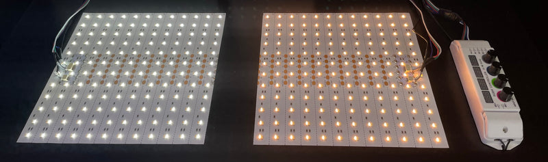 Lámina de iluminación LED RGBCW-WW Flex Grid