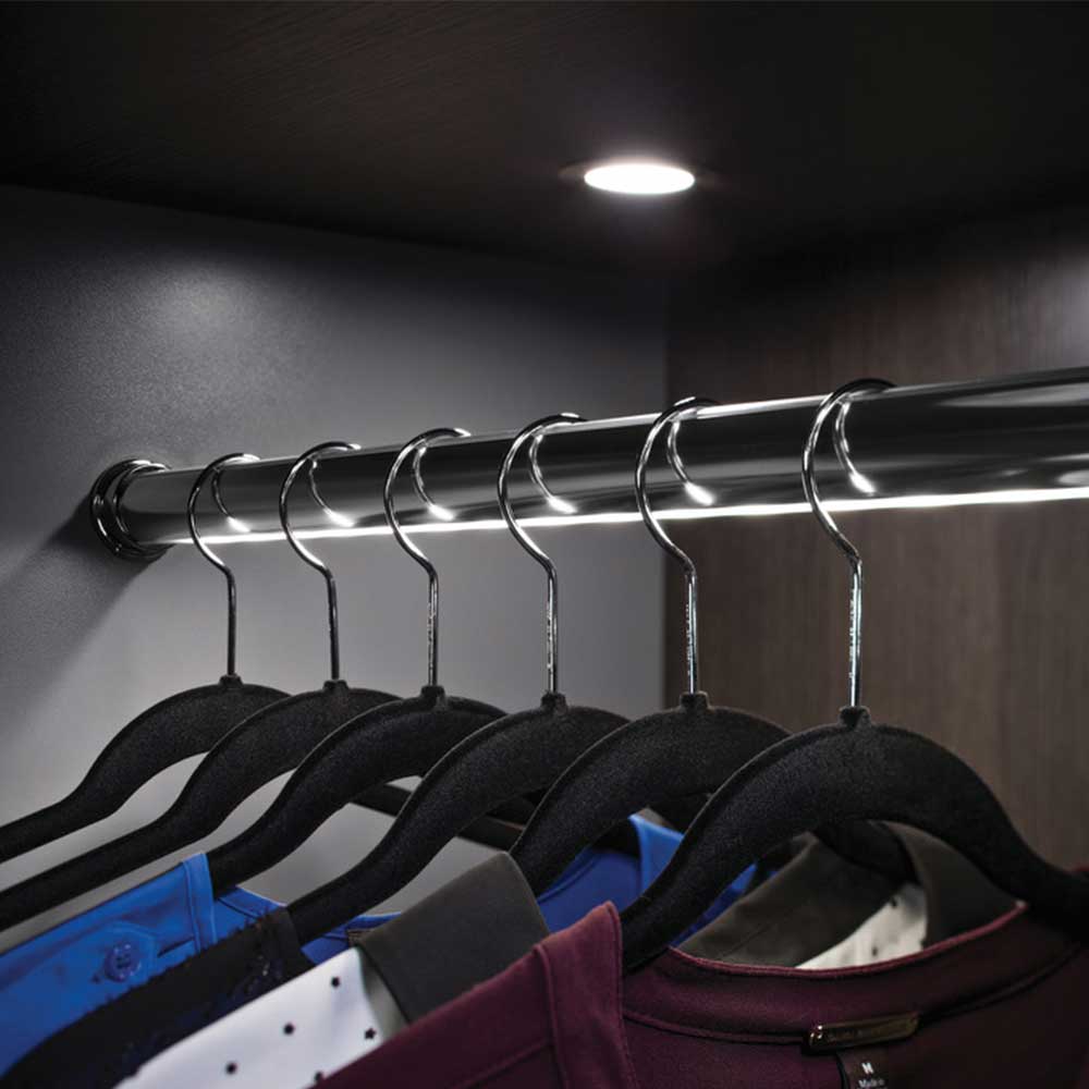 LED Closet Rods 4 Ft or 8 Ft Length | Step 1 Dezigns