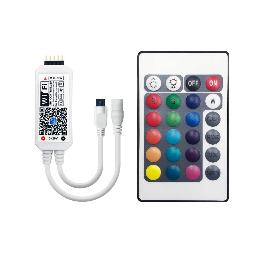 LED RGBW Wifi Controller with Remote 1 Dezigns