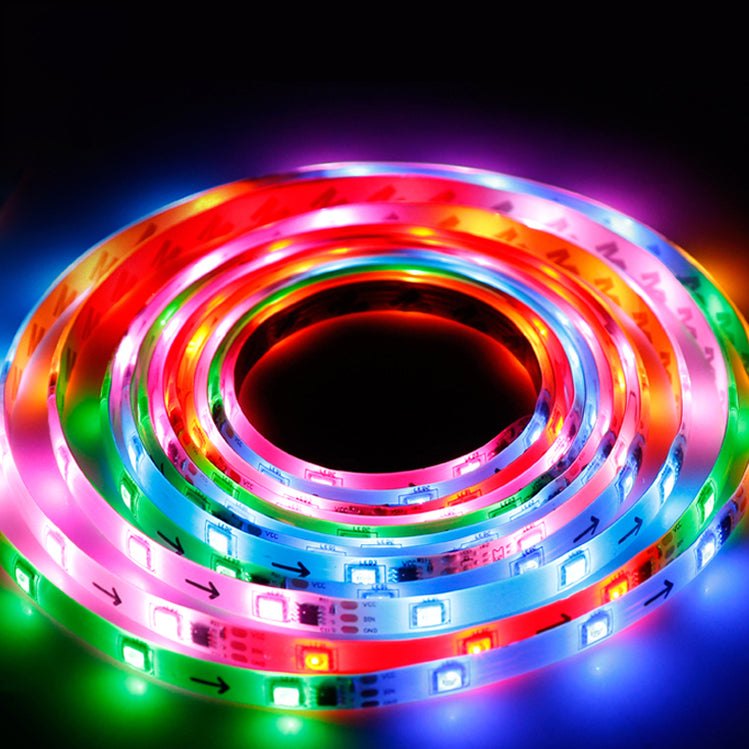 RGB LED Color Chasing Tape Light Kit | Step 1 Dezigns