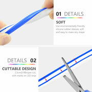 LED Single Color Mini Flex Neon Lights 12V DC 12 in - Step 1 Dezigns