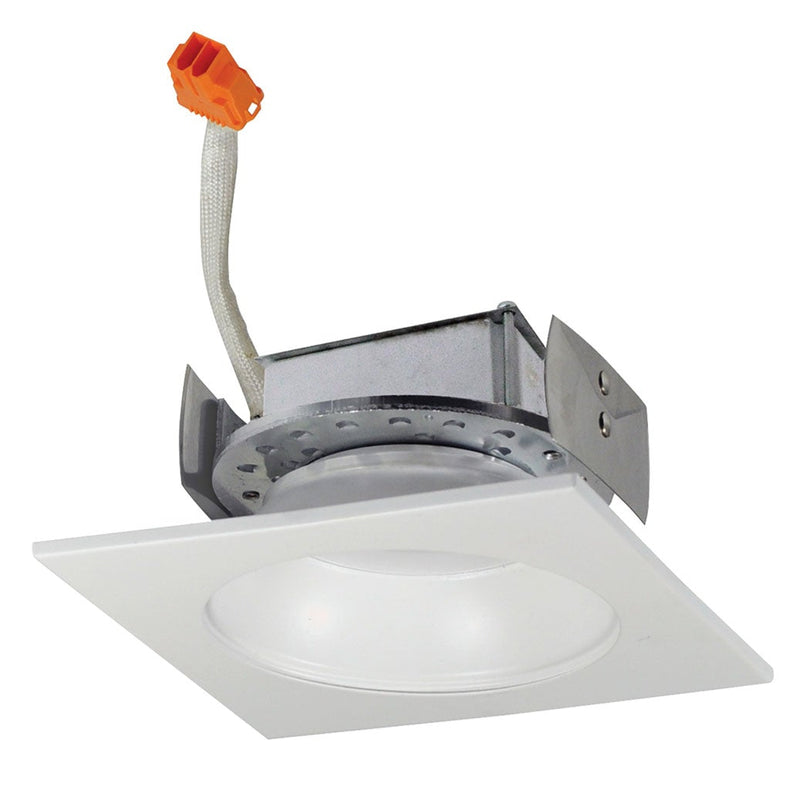 Reflector LED cobalto cuadrado de 4" con apertura redonda, 1000 lm