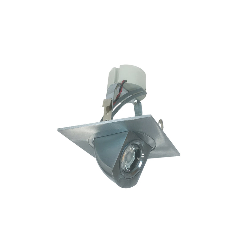 Codo ajustable cuadrado LED de cobalto de 4" para modernización, 800 lm