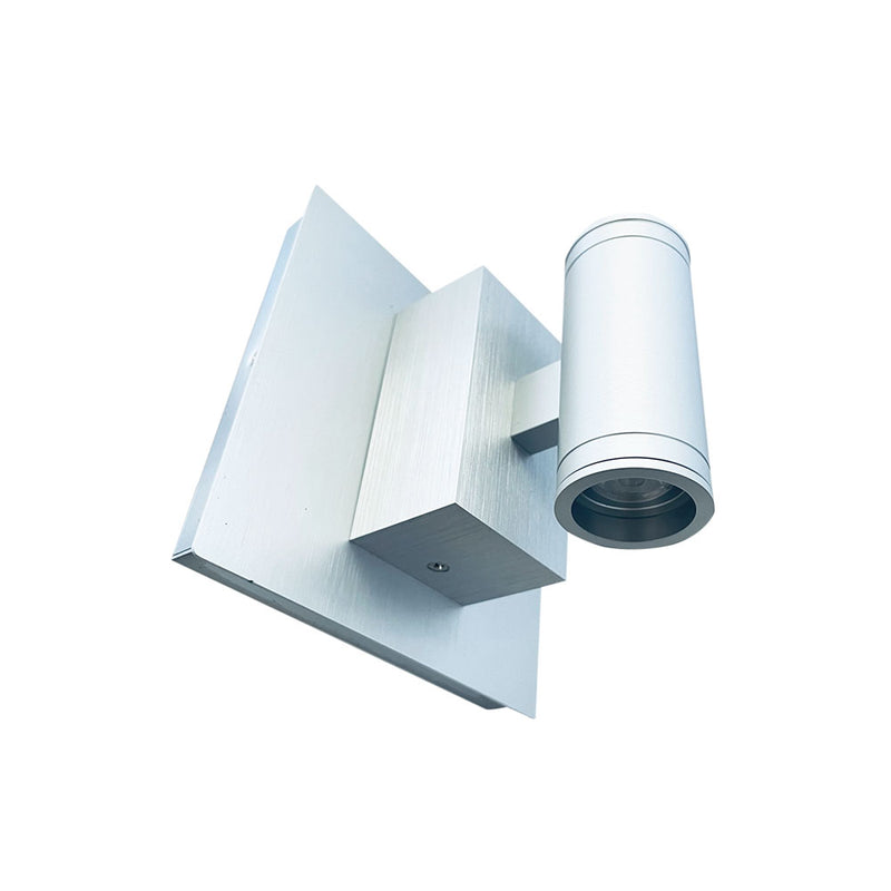 Aplique de pared con LED cilíndrico con iluminación hacia arriba y hacia abajo