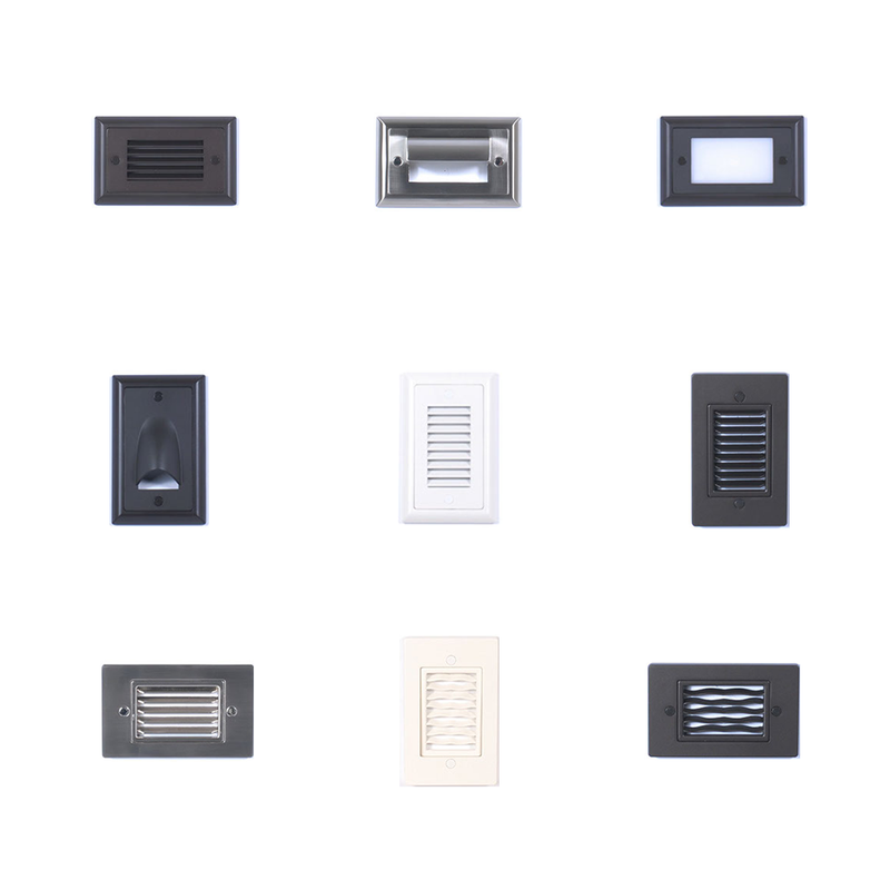 LED Step Light Faceplates - step-1-dezigns