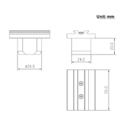 LED Arm Light BeMatrix Mounting Clip - Step 1 Dezigns